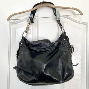 Black Leather Shoulder Bag